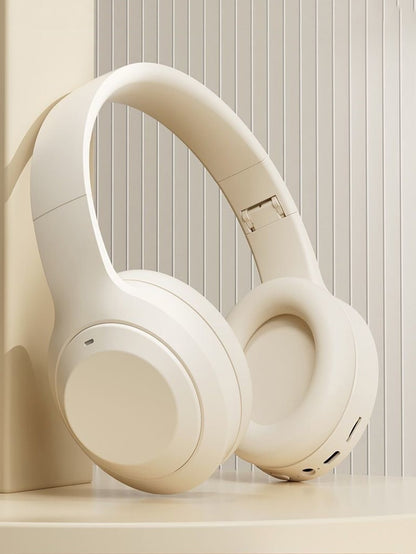 Wireless Headset with Full Coverage, Over-Ear Design, Adjustable Width, Suitable for Business and Mobile Phone Use. Comes with High-Definition Call Quality, Foldable Large Ear Cover, Hifi Heavy Bass and Long Battery Life. an Inexpensive and Convenient Gift Option for Wireless Headset Lovers.